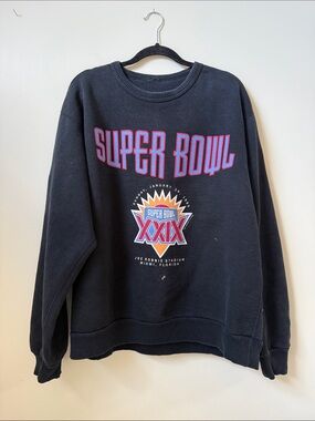 VINTAGE 1995 Super Bowl 29th single stitch crewneck sweatshirt